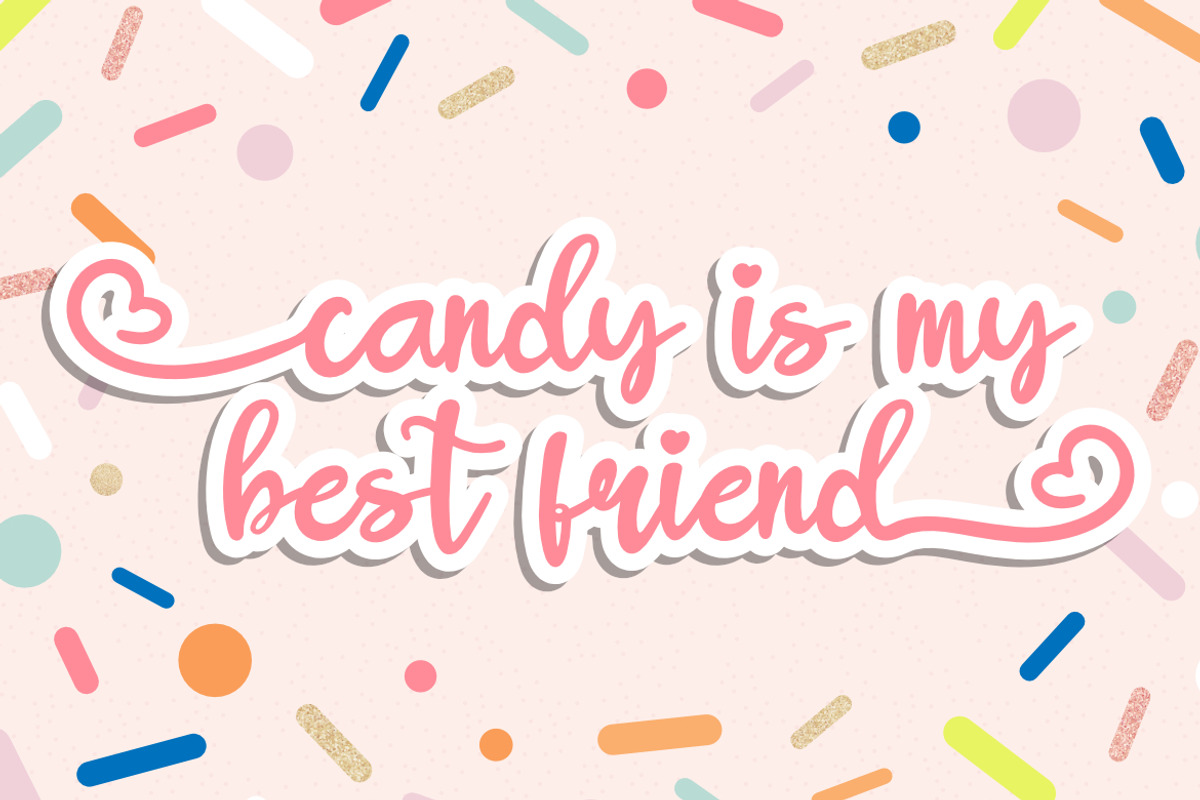 Banana Queen a Sweet Script Font, a Script Font by Bayuktx (Photo 2 of 10)