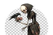 Dark Academia Portraits Gothic Png, an Illustration by one-touch (Thumbnail 16 of 18)