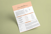 Clean Elegant Resume Template, a Resume Template by Rustype (Thumbnail 4 of 6)