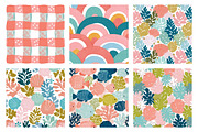 Summer Digital Paper Background, a Pattern Graphic by SinaCreation (Thumbnail 2 of 5)