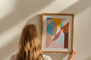 10 Frame Mockups with Person 2, an Advertising Mockup by ArtwithFrame (Thumbnail 7 of 14)