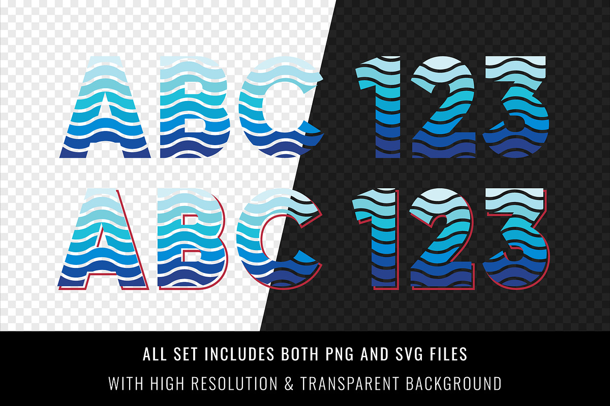 Summer Waves Font, a Symbol Font by Font Craft Studio (Photo 3 of 8)