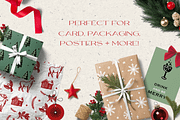 Vintage Holiday Christmas Graphics, a Seasonal Illustration by Eldorado Design Co. (Thumbnail 5 of 6)