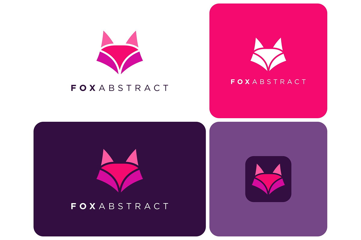 Fox Head Multicolor Abstract Logo, a Branding & Logo Template by ika trisiana (Photo 1 of 2)