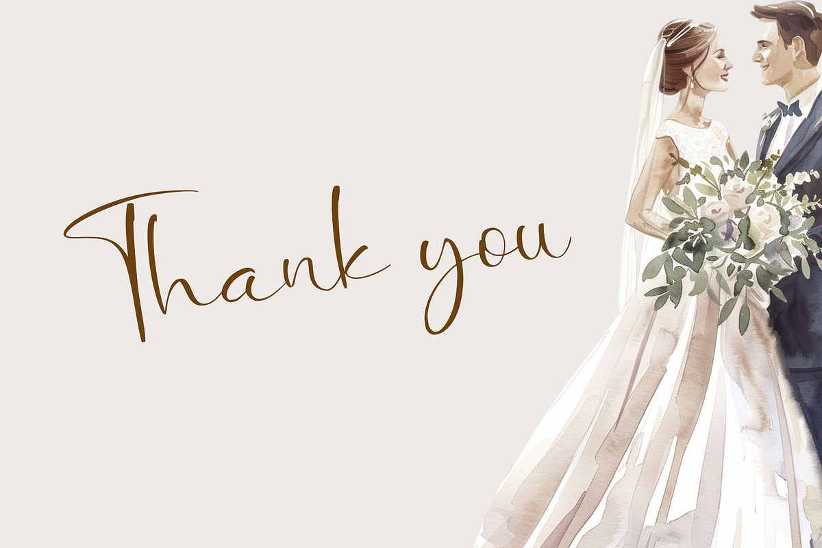 Wedding Bliss - Romantic Handwritten, a Handwritten Font by Letterara (Photo 12 of 12)