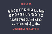 Aldivaro Font Family- 4 Font Style, a Sans Serif Font by sabrcreative (Thumbnail 7 of 7)