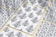Palm leaf. Hand sketch and patterns, an Illustration by Canatic (Thumbnail 3 of 7)
