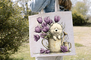 Whimsical Spring Dogs Clipart Bundle, an Illustration by Canvas Craft (Thumbnail 5 of 7)