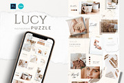 PUZZLE Bundle Instagram CANVA PS, a Social Media Template by Eviory (Thumbnail 29 of 50)