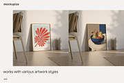 5x7 Leaning Frame Mockup Living, a Household Mockup by mockupize (Thumbnail 6 of 7)