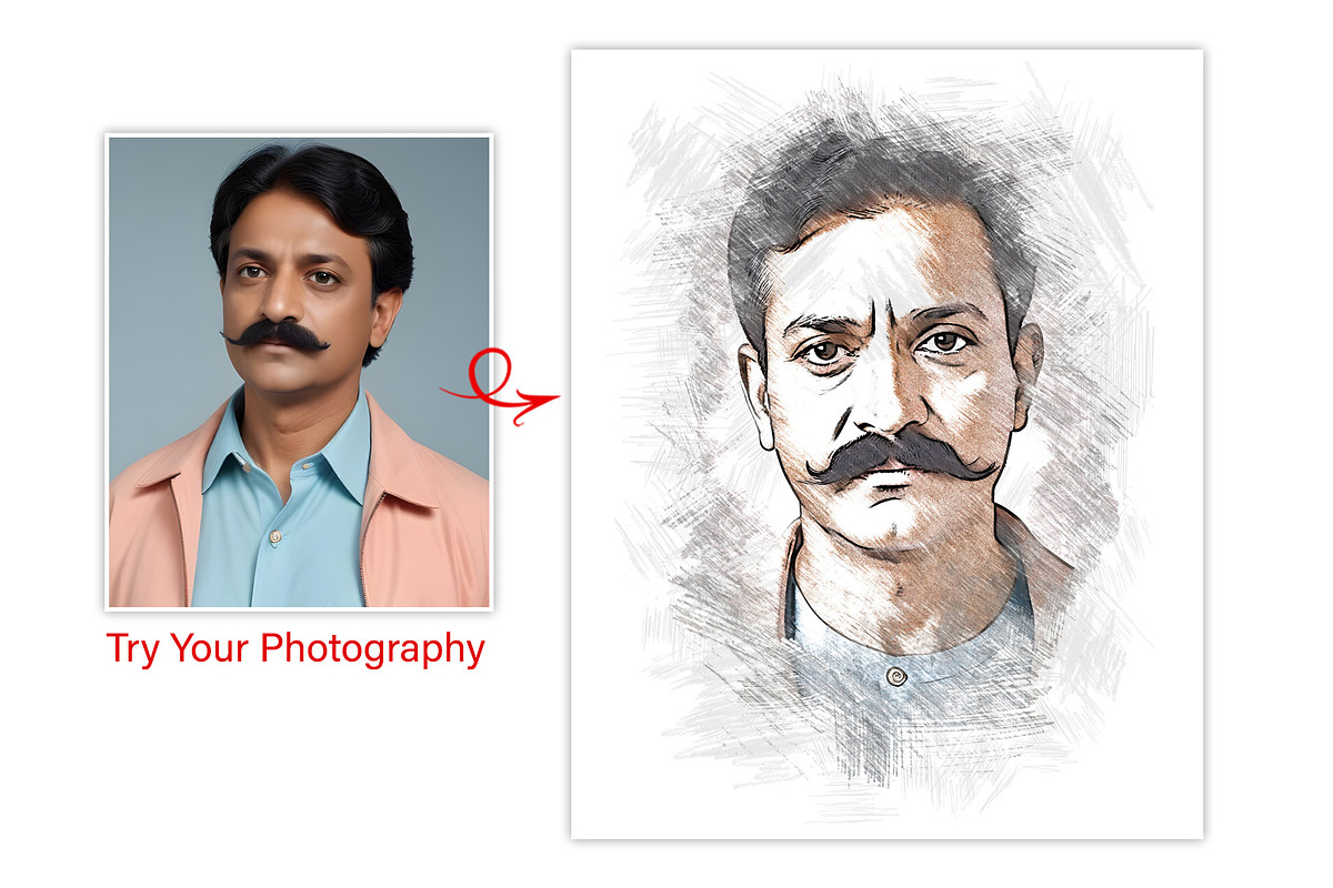 Photoshop Photo Art Action, an Action Add-On by Photoshop Action (Photo 2 of 22)