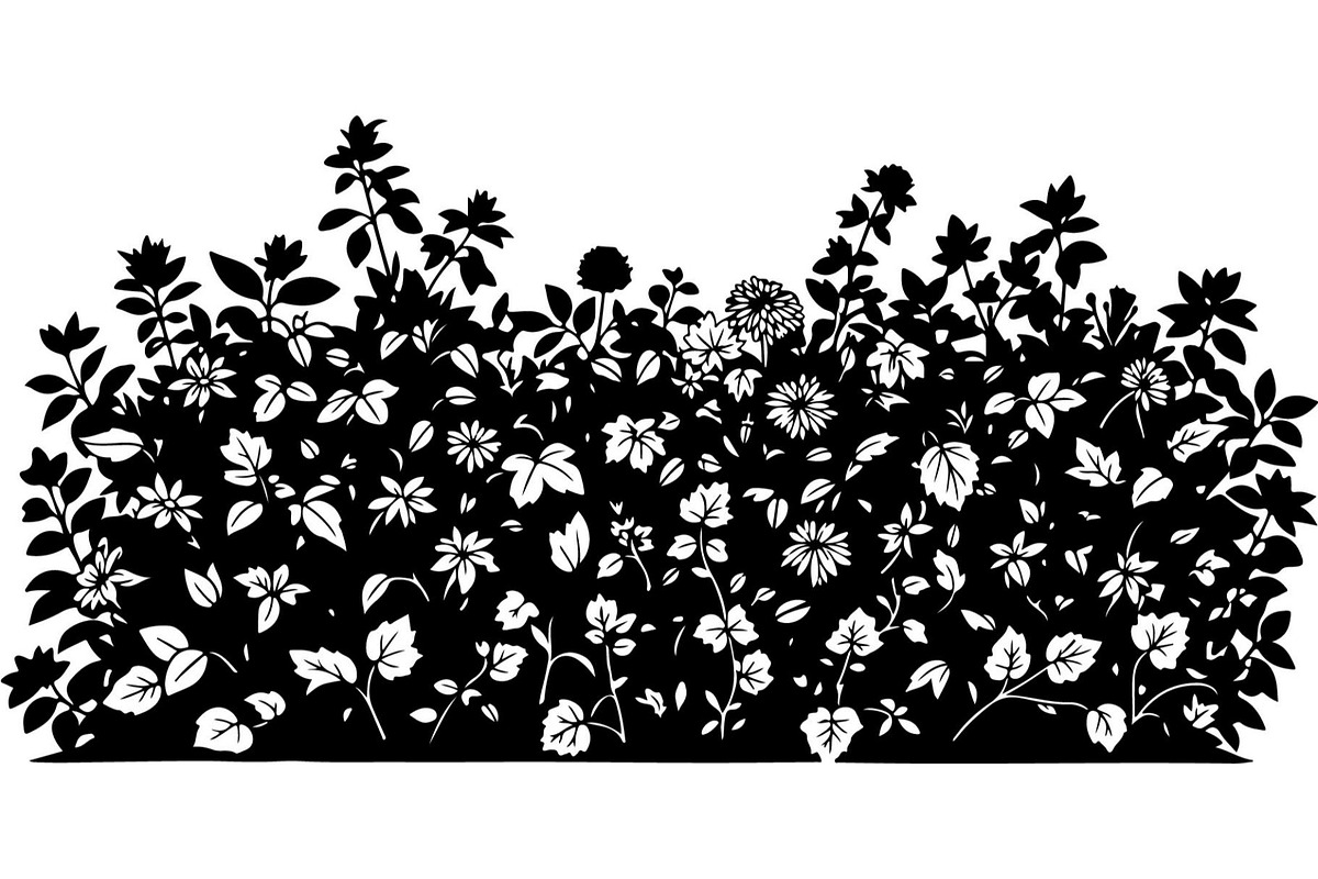 Botanical Floral Border, an Object Graphic by Creativeshirt (Photo 20 of 20)