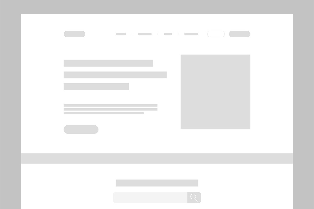 Wireframe Landing Page, a Wireframe Template by CreativeShaper (Photo 2 of 5)