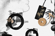 ENSO - ZEN black & gold graphics, an Object Graphic by DigitalDream (Thumbnail 4 of 10)