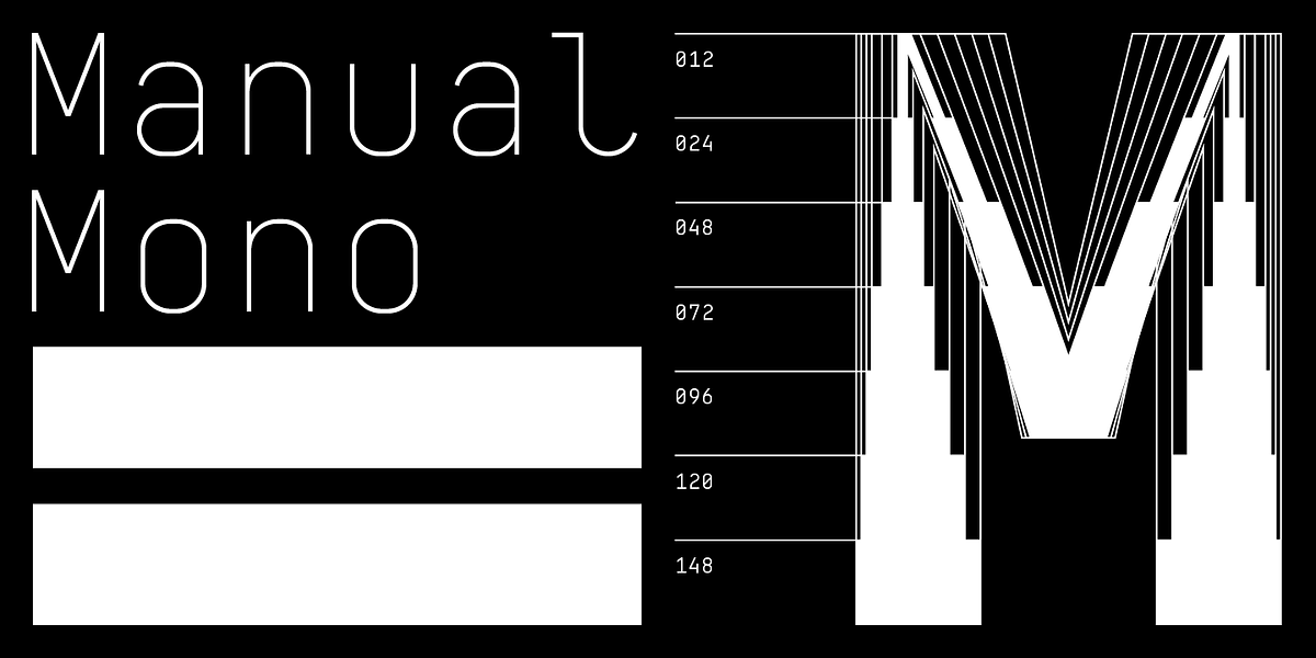 BB Manual Mono™ (Pro), a Sans Serif Font by Bold Studio (Photo 2 of 19)
