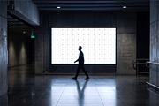 Indoor Digital Screen Mockup, an Advertising Mockup by graphypix (Thumbnail 4 of 4)