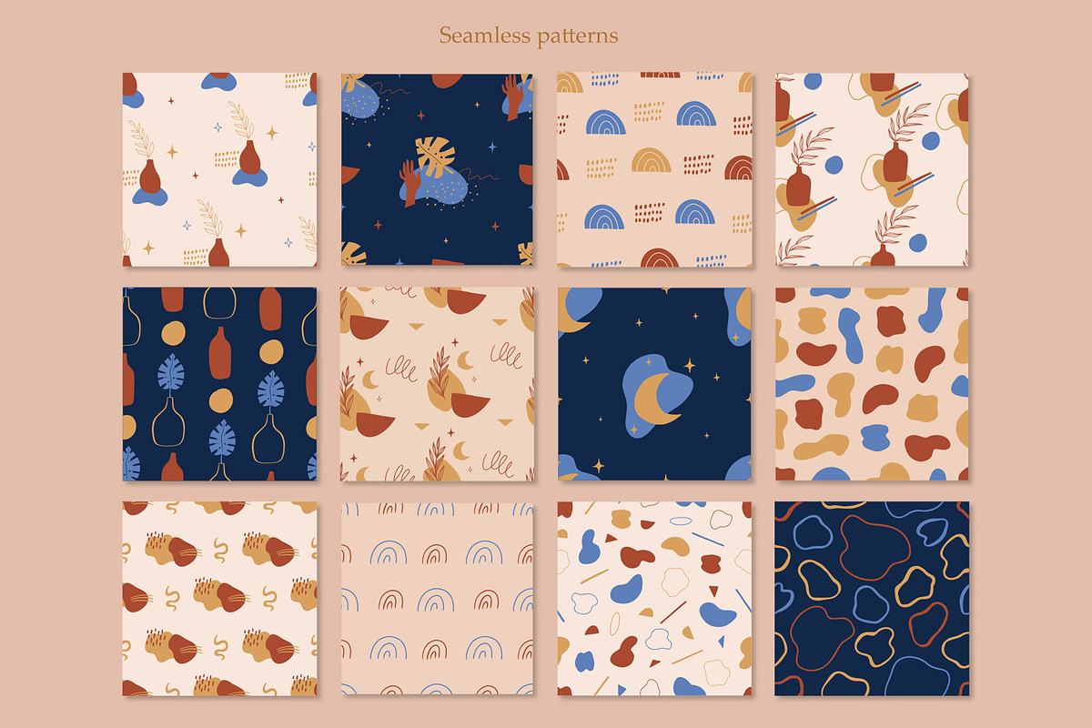 Modern Abstract Clipart, a Decorative Illustration by mejorana (Photo 7 of 16)