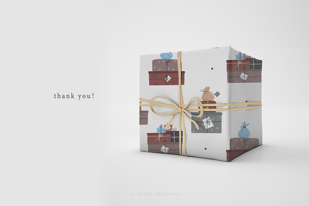 GIFT BOXES. Bundle, an Object Illustration by Sasha Moryeva (Photo 9 of 9)