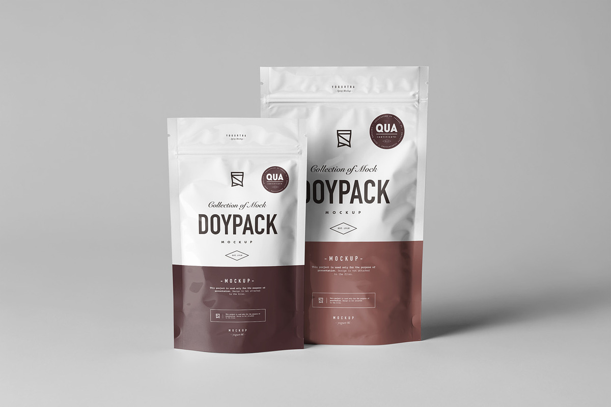 Doypack Mock-up 2, a Cups & Container Mockup by Yogurt86 (Photo 2 of 12)
