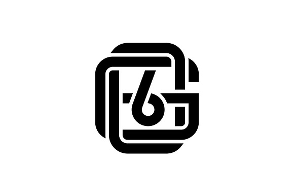 Monogram Letter G6O 6OG O6G Logo preview 2