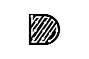 Modern Letter D Digital Logo Templat, a Branding & Logo Template by Advateik ™ (Thumbnail 4 of 4)