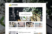 Amada - Travel & Lifestyle Blog, a WordPress Template by EasyBlog Themes (Thumbnail 1 of 4)