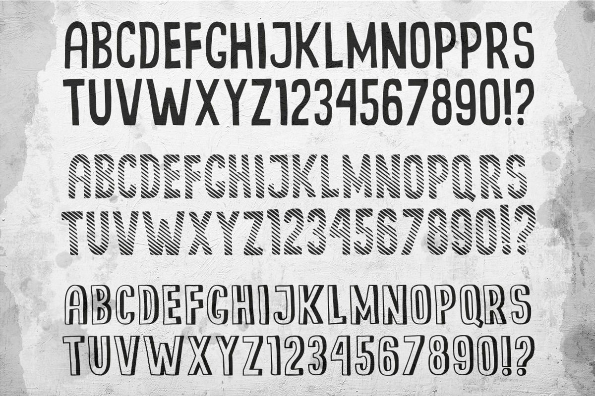 Galumbra Font Set preview 2