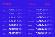 Brendiva Font Family, a Sans Serif Font by Digitype Studio (Thumbnail 2 of 10)
