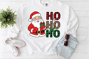 Santa Claus Ho Ho Ho Sublimation PNG, an Illustration by Craft Nest (Thumbnail 4 of 6)