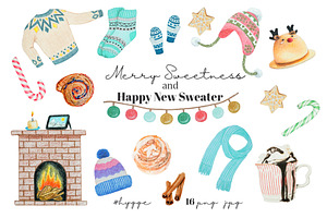 Hand Drawn Holidays Set