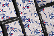 Tangerine Pastel Seamless Patterns, a Pattern Graphic by Marta & Livonka (Thumbnail 10 of 17)