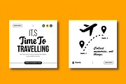 Modern Travel Social Media Post, a Social Media Template by MightyDesign (Thumbnail 3 of 8)