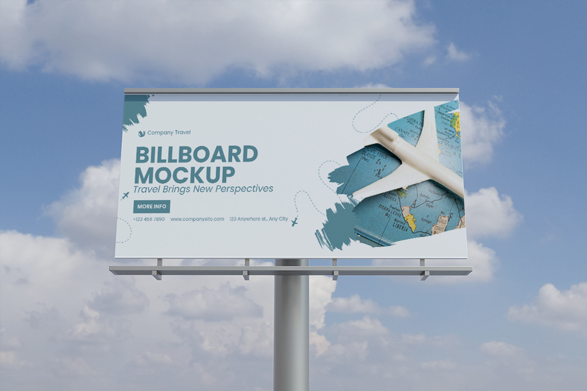 Billboard Mockup, a Product Mockup by HanaSaka_Studio (Photo 2 of 5)