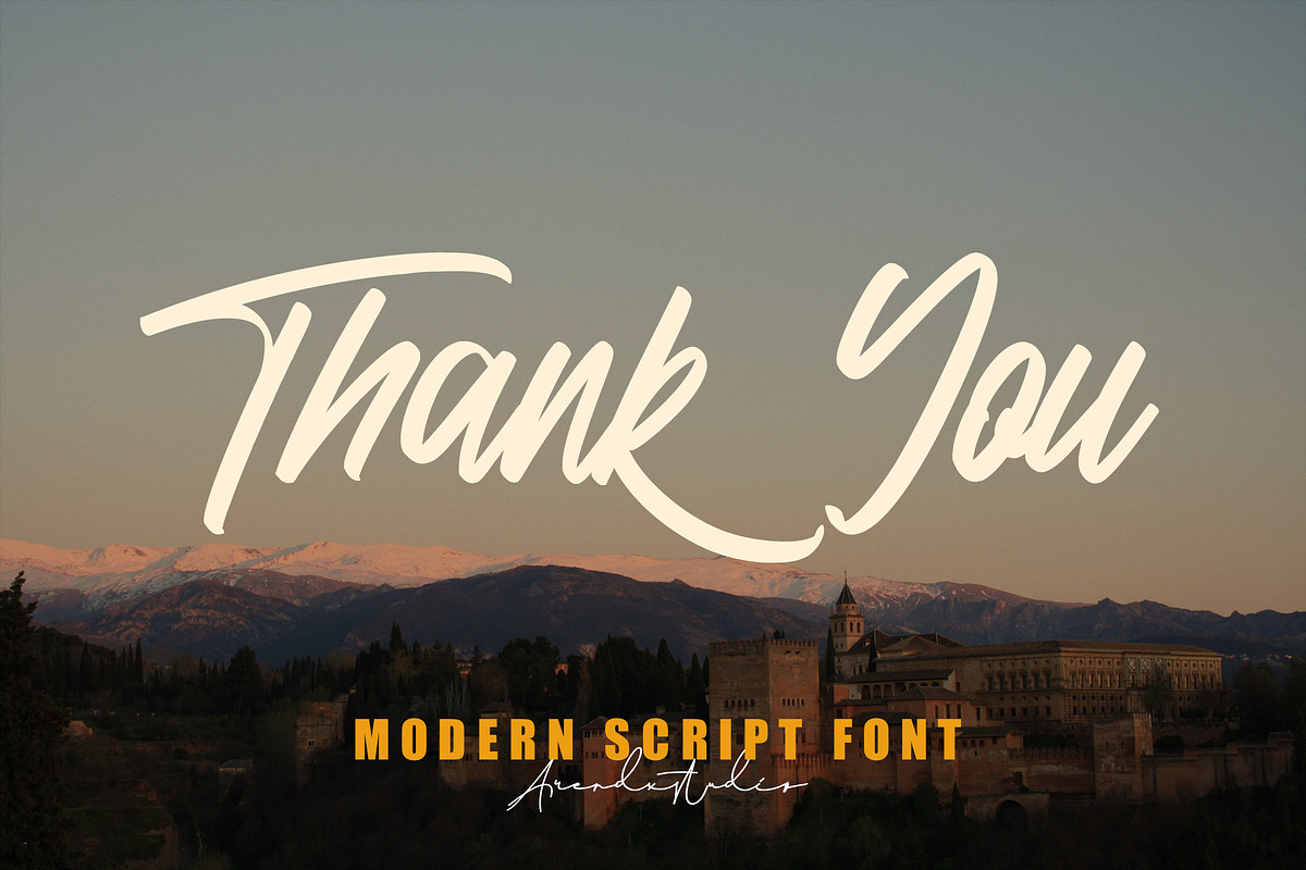 Indieground - Modern Script Font, a Handwritten Font by Arendxstudio (Photo 9 of 9)