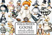Halloween Goose Clipart PNG Sublimat, a Graphic by Libby Wishes (Thumbnail 1 of 6)
