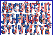 Independence Day-PNG fonts, a Symbol Font by It me digital art (Thumbnail 2 of 6)