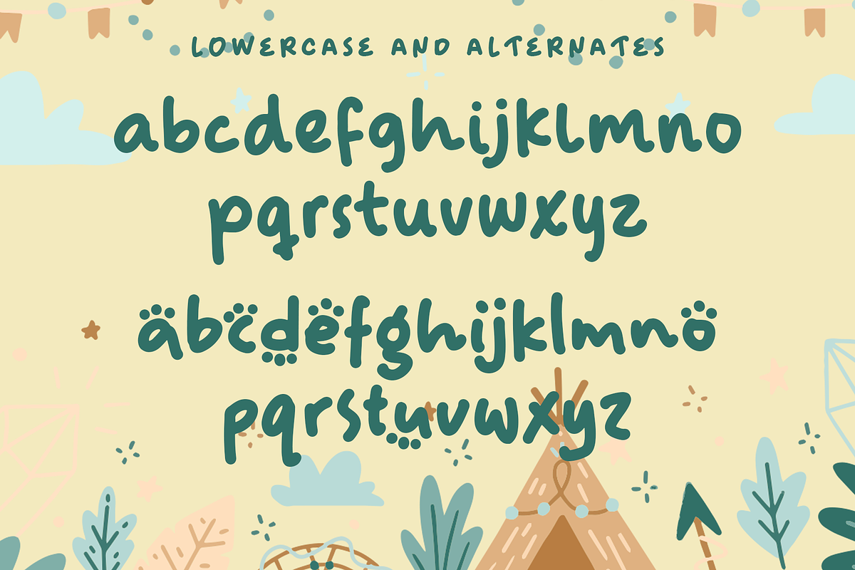 Cupcat - A Cute Handwritten Font, a Handwritten Font by overlaytemplates (Photo 5 of 7)