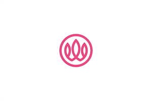 Lily logo template.