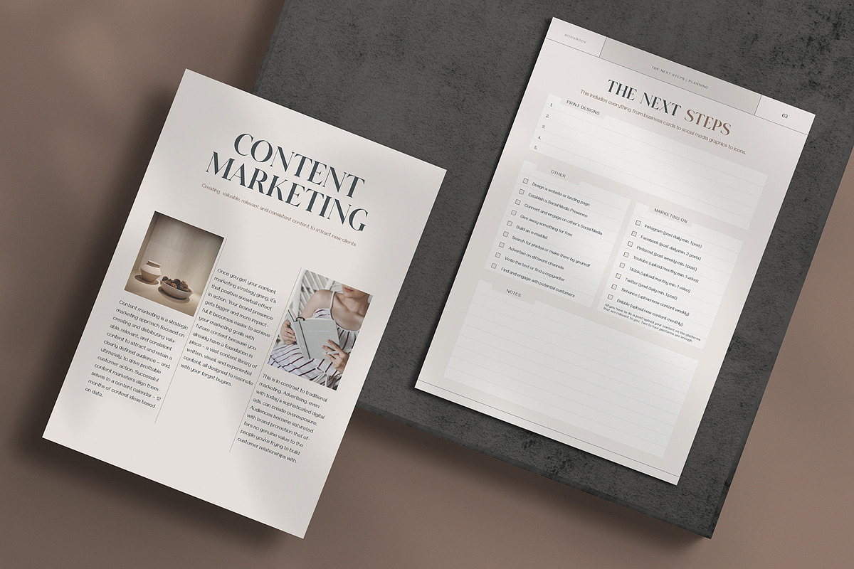 Brand Creator Workbook, a Brochure Template by Imagination Area (Photo 8 of 10)