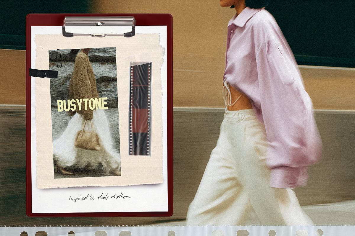 Busytone: Collection Pack of Papers, a Texture Graphic by lerinartstudio (Photo 4 of 14)