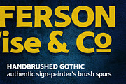 Handbrushed Gothic, a Handwritten Font by Mr Geoff (Thumbnail 4 of 6)
