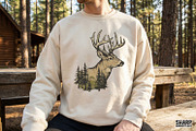 Deer Head PNG, Forest Animal Art, an Illustration by SharpMarketplace (Thumbnail 2 of 4)