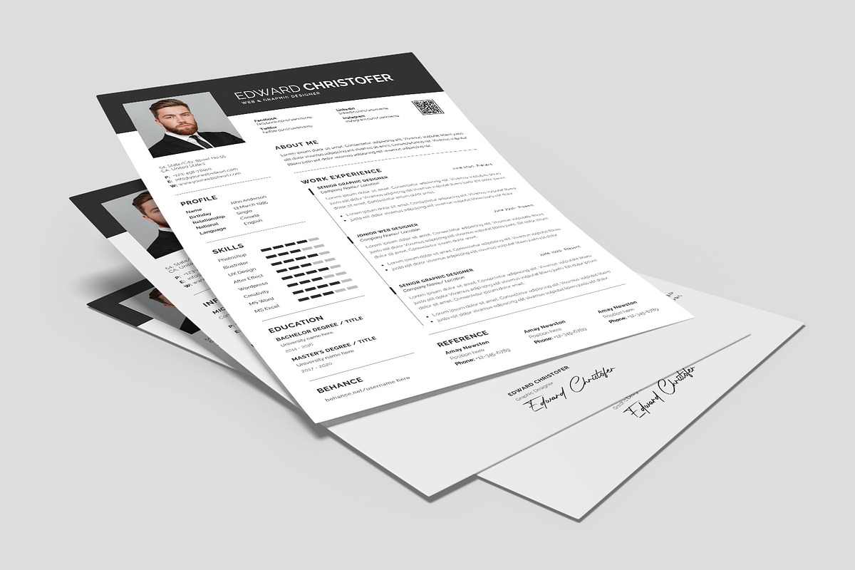 Resume CV, a Resume Template by Abdul Studio (Photo 2 of 4)
