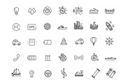 Vector Transport Icons, an Outline Icon by Tettygreen (Thumbnail 5 of 5)
