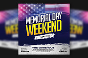 Memorial Day Flyer, a Flyer Template by Artonix (Thumbnail 1 of 4)