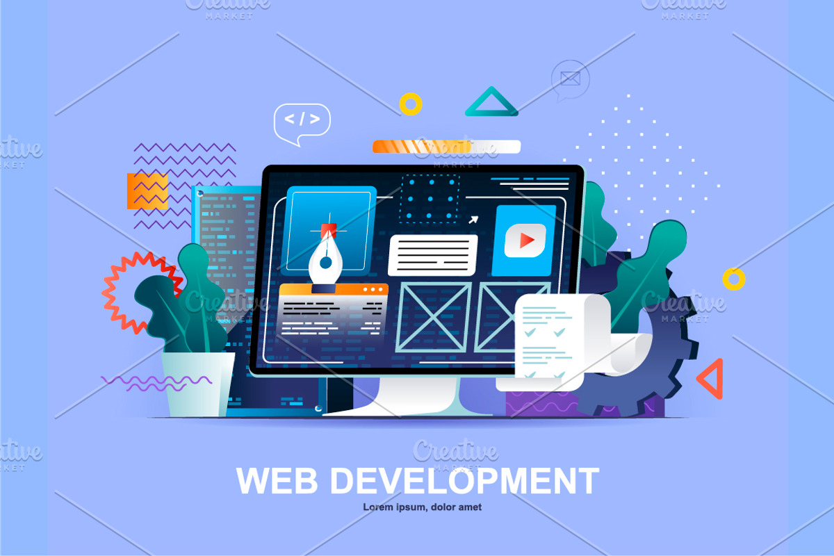 Flat Concepts Illustrations, a Finance Illustration by alexdndz (Photo 10 of 10)
