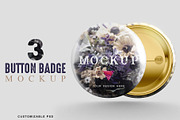 Pin Button Badge Mockup, a Product Mockup by Honnum Graphic Art (Thumbnail 1 of 11)