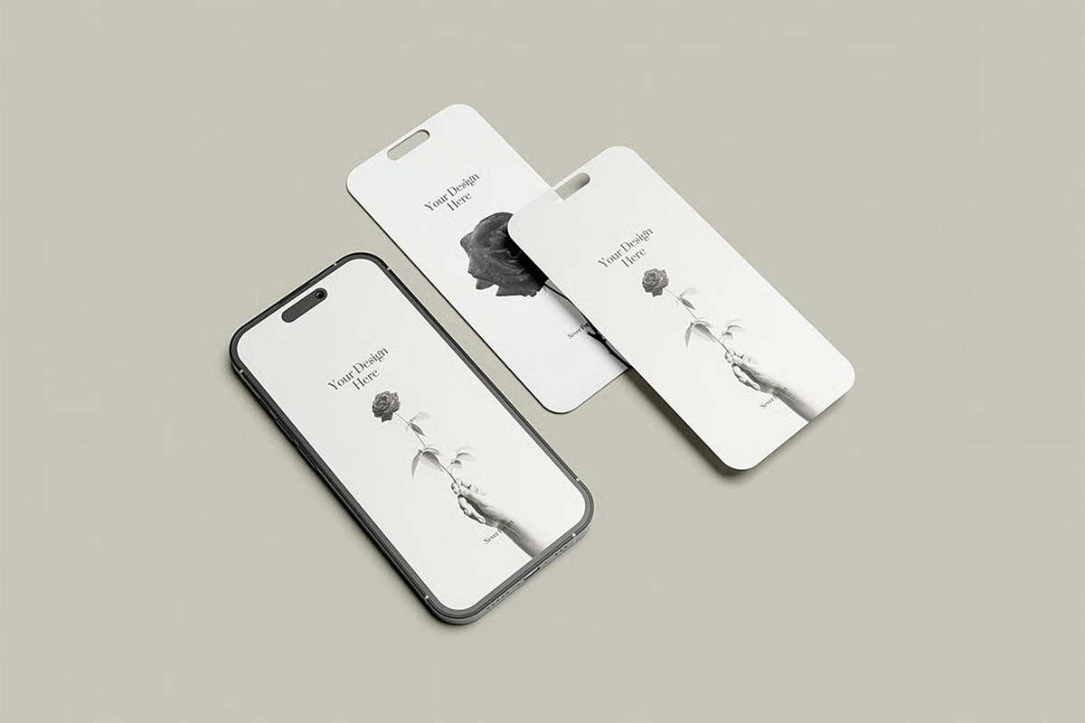 iPhone 14 Pro Screen Mockup, an iPhone Mockup by zpackcreative (Photo 2 of 5)