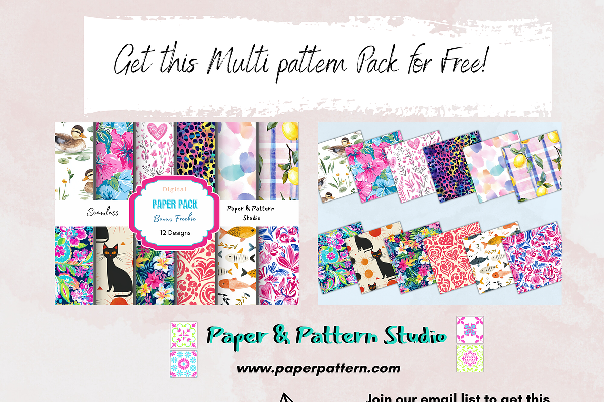 Green Christmas Toile Digital Paper, a Pattern Graphic by Paper & Pattern Studio (Photo 9 of 9)