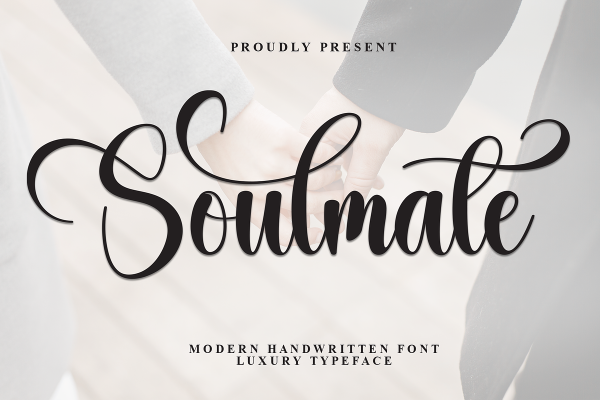 Soulmate | Script Font, a Handwritten Font by Scratchones (Photo 1 of 9)